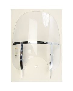 National Cycle Clear SwitchBlade Chopped Quick Release Windshield With Mount Kit, Straight Forks