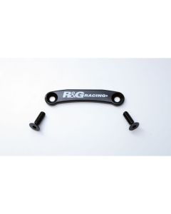 R&G Racing Black Footrest Delete Blanking Plates For 2013 MV Agusta 1090RR