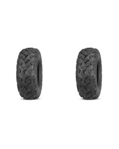 Set of 2 QUADBOSS QBT447 Front Tires 25x8-12 6-ply