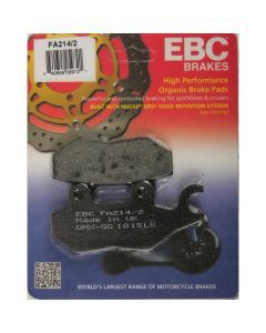 EBC 1 Pair FA Series Organic Replacement Brake Pads MPN FA214/2