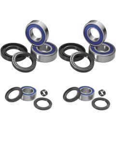QUADBOSS Front and Rear Wheel Bearing Kits for Honda TRX420 FA IRS 2015-2016