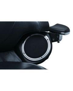 KURYAKYN CHROME REAR SPEAKER ACCENTS 2014-2017 HARLEY DAVIDSON TRI GLIDES 7376