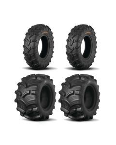Kenda Set of Two K592 Bear Claw EVO Tires (6 Ply) [25x8-12] And Two (6 Ply) [25x10-12] Tires