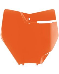 Acerbis 16 Orange Front Number Plate for KTM - 2421125226