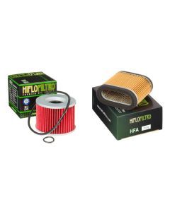 HIFLO FILTRO Oil and Air Filter Kit for KAWASAKI ZN1100 B1,B1L,B2,LTD 84-85