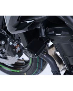 R&G Racing Black Aero Style Crash Protection Bobbins For 2017-2019 Kawasaki Z900 ZR900