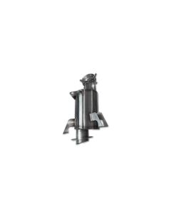 Straightline Lightweight Muffler - Stainless Steel 3HP Gain 8.6lbs weight savings