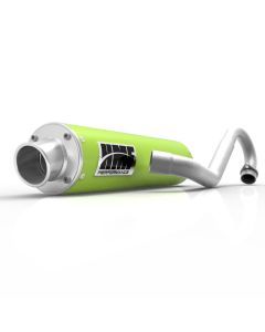 HMF Muffler Yamaha Raptor 700 15-25 Venom Green Performance Full System Exhaust Turn Down End Cap