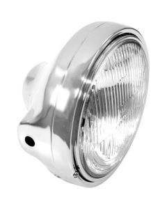 Emgo - 66-65040 - Kawasaki Style 7in. Headlight Assembly, Chrome