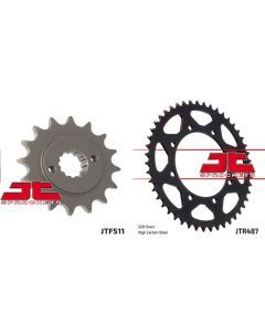 Front & Rear Sprocket Kit for KAWASAKI KLR650 C1-C8 95-03 JT Sprockets