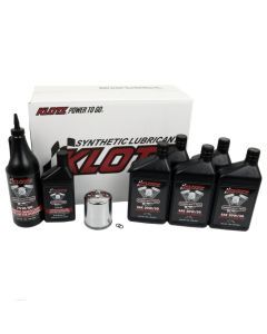 Klotz Premium 20W/50 5 Quart Synthetic Oil Change Kit For Harley-Davidson Sportster Evolution