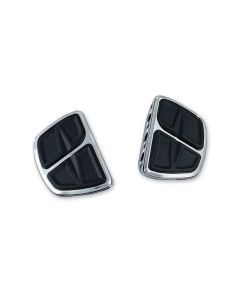 KURYAKYN CHROME KINETIC MINI BOARDS WITHOUT ADAPTERS MULTI-FIT FOR OEM PEGS 7611