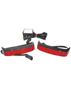 Letric Lighting Saddlebag LED Lights Black