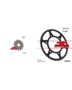 Front and Rear Steel Sprocket Kit for OffRoad HONDA XR250R 1996-2004