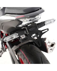R&G Racing Black Tail Tidy License Plate Holder For 2020-2023 Kawasaki Z H2 ZR1000 ABS