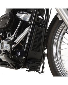 R&G Racing Black Oil Cooler Guard For 2022-2023 Harley-Davidson Softail Standard FXST 107
