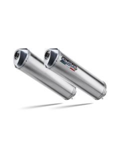 GPR Satinox Double Slip-on Exhaust For Cagiva Raptor 1000 2000-2003 CA.7.SAT