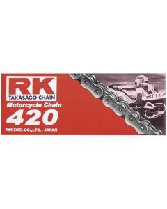 RK 420 RK-M Natural Standard Chain 76 links for ATV/UTV