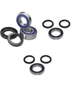 QUADBOSS Front and Rear Wheel Bearing Kits for Honda ATC200X 1983-1985