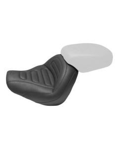 Mustang Standard Touring Seat With Backrest Black 75887