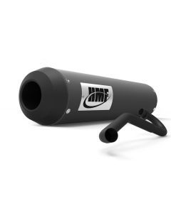 HMF Muffler Honda TRX 90 06-24 Gun Metal Performance Full System Exhaust Mini Blackout End Cap