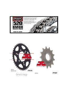520 BMOR Chain,Front & Rear Sprocket Kit POLARIS 350L Trail Boss 2x4 1990-1993