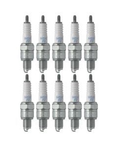 Set of 10 NGK Standard Spark Plugs for Yamaha TTR110 2013-2012 Engine 110cc