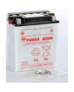 Yuasa Conventional YB14A2 12 Volt Battery YUAM2214HIND
