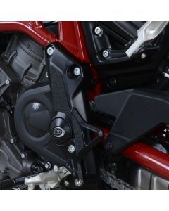 R&G Racing Black Boot Guard Kit For 2019-2024 Indian Motorcycles FTR1200