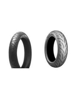 Bridgestone Battlax BT021/T33 120x70x17 And 190x50x17 Full OEM Tire Set For Kawasaki Concours 14 08-17