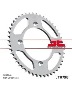 JT Sprockets Rear Steel Sprocket 47 Tooth 47T 428 Chain For Suzuki RM85L L9,M0,M1,M2,M3 Big Wheel 2019-23 JTR798.47