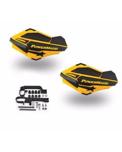 Powermadd Sentinel Handguards Guards Kit Snowmobile Snow Ski Doo Yellow Summit