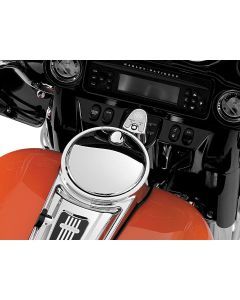 New Harley FLTRX Custom 2010-2013Push Button Fuel Door Latch Chrome by Kuryakyn