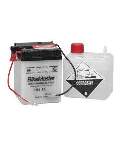 BikeMaster Performance Conventional Battery For Honda XL80S 1983-1985 White