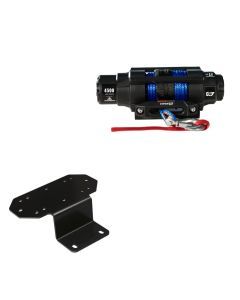 Viper 4500lbs V3 Winch Blue Rope With Mount For Yamaha Rhino 450 2006-2011