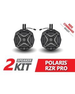 SSV Works Pro 6.5" Cage Mount Speaker Pods With Ride Command For Polaris RZR Pro XP 2020-2022