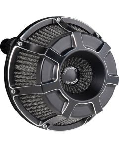 Harley XL1200X Forty-Eight 10-13Beveled Inverted Air Cleaner Blk by Arlen Ness
