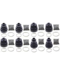 Complete Front & Rear Inner & Outer CV Boot Repair Kit Sportsman 700 EFI 05