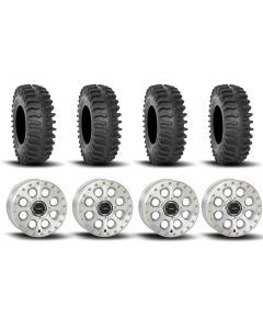 System 3 SB-7 Beadlock Machined 15" Wheels And XT400 Tires [33x10R-15]