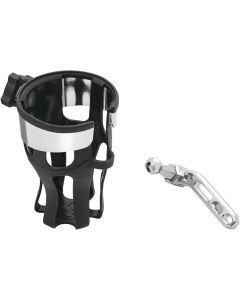 Kuryakyn Universal Chrome Reflex Drink Holder w/Perch Mount 6484