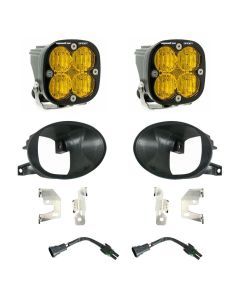Baja Designs Fog Pocket Light Kit Squadron Sport Series Wide Cornering Pattern Clear Lens 447875