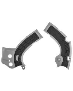 Acerbis Silver/Black X-Grip Frame Guard - 2640271015
