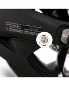 R&G Racing White Cotton Reels For 2023-2024 BMW M1000R