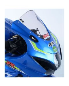 R&G Racing Black Mirror Delete Blanking Plates For 2017-2018 Suzuki GSXR1000