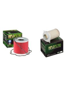 HIFLO FILTRO Oil and Air Filter Kit for SUZUKI GS500 H-K7,K8,K9 07-09