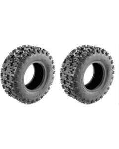 Pair 2 Carlisle Snow Hog 18x6.5-8 ATV Tire Set 18x6.5x8 ITP 18-6.5-8