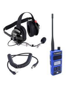 Rugged Radios Crew Chief - H42 Spotter Headset and Rugged Handheld Radio Package