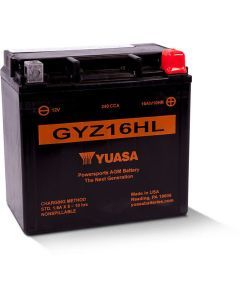 Yuasa Maintenance Free GYZ16HL 12 Volt Battery YUAM716GHL