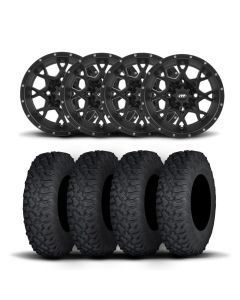 ITP Hurricane 15" Matte Black Wheels And Coyote Tires [35x10R-15]