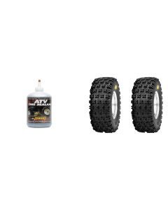 Set of 2 ITP Holeshot H-D Rear Tires 20x11-9 6-ply with QUADBOSS Sealant
